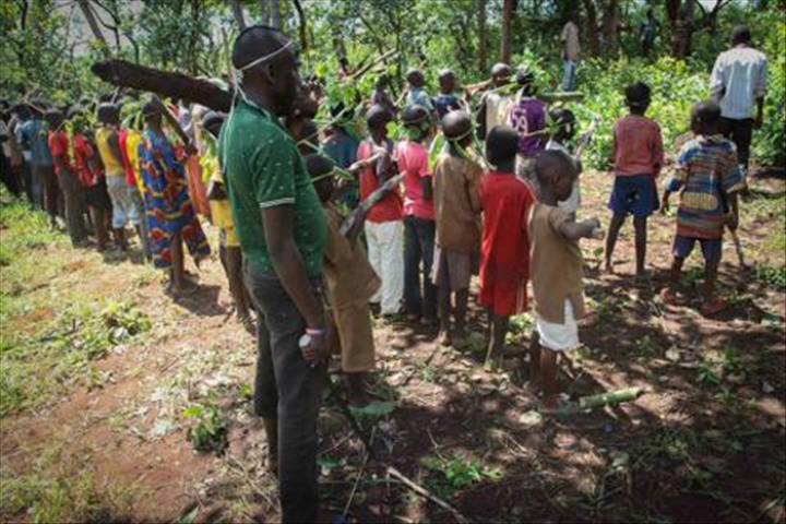 Des enfants soldats en Centrafrique.